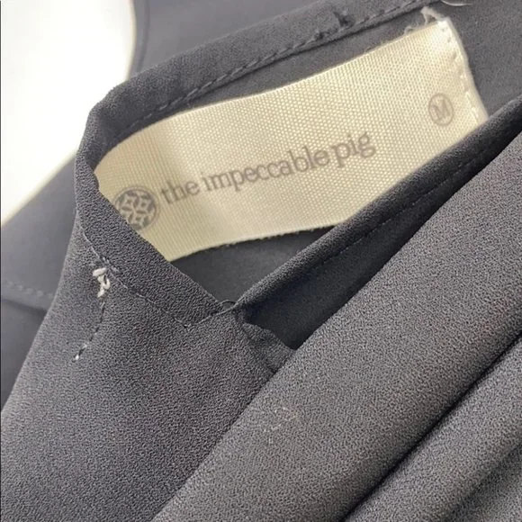 The Impeccable Pig Black Dress Low Back size M - Picture 5 of 7